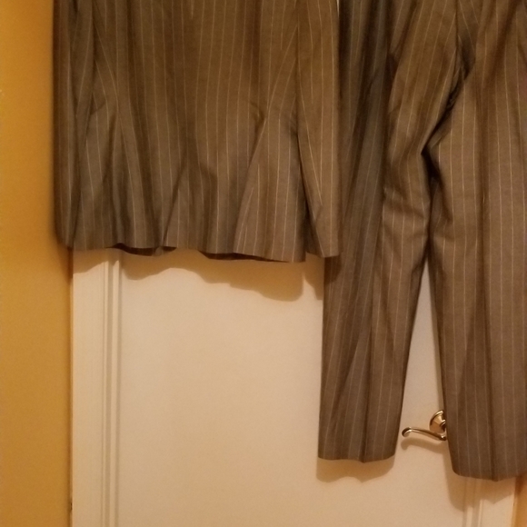 Like New! Pinstripe Suit - Picture 2 of 3